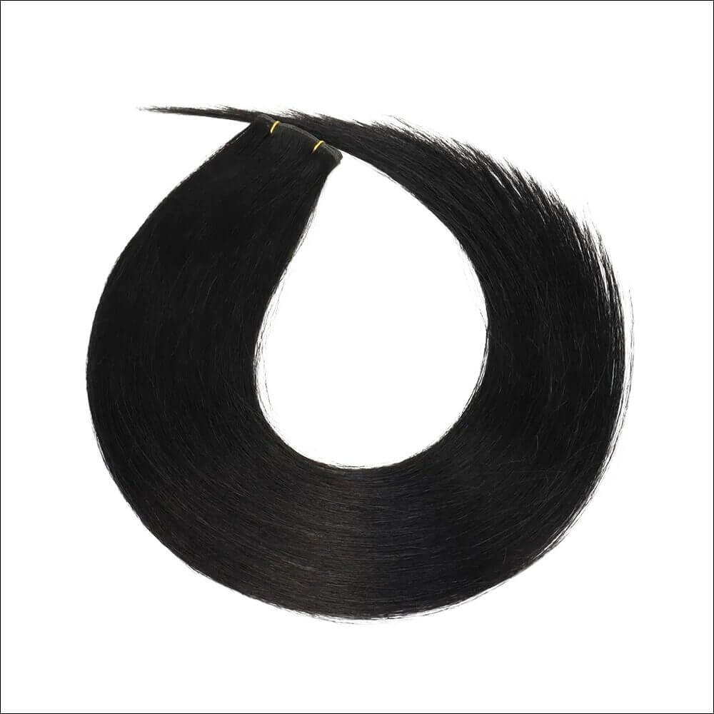 Genius Weft Extensions - Kleur 1 Jet Black - 50 Gram