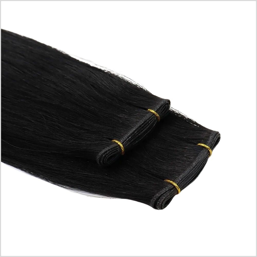 Genius Weft Extensions - Kleur 1 Jet Black - 50 Gram