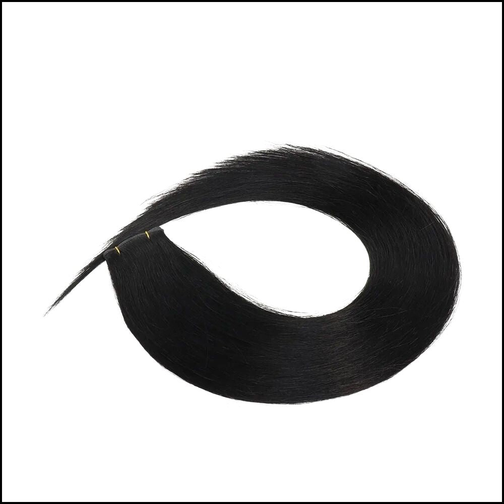 Genius Weft Extensions - Kleur 1 Jet Black - 50 Gram