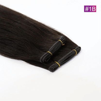 Genius Weft Extensions - Kleur 1B Zwart / Bruin - 50 Gram