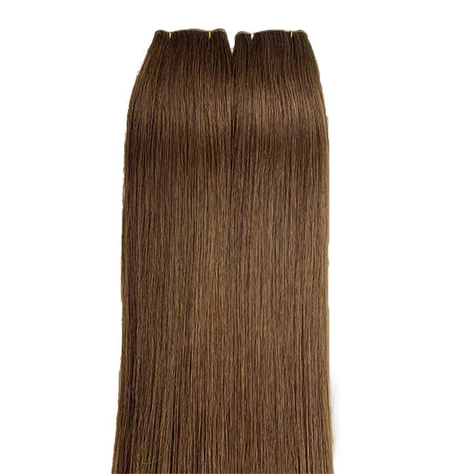Genius Weft Extensions - Kleur 4 Chocolade Bruin - 50 Gram