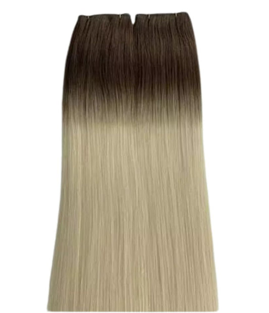 Genius Weft Extensions - #T3-60 Bruin & Lichtblond mix