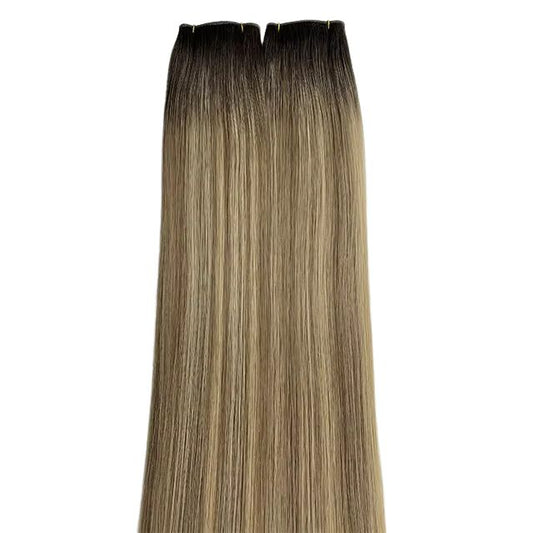 Genius Weft Extensions - #TFF Caramel Highlights - 50 Gram