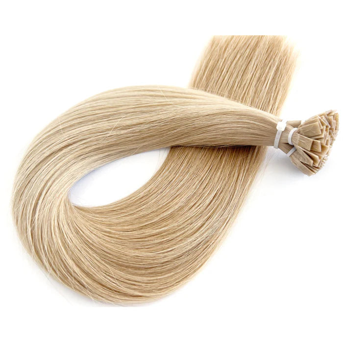 Flat Tip Extensions - Kleur 18 Honing Blond - 50 Gram