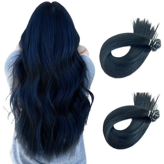 Flat Tip Extensions - Kleur 1 Zwart - 50 Gram