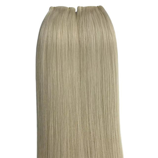 Genius Weft Extensions - #613 Platina Blond - 50 Gram