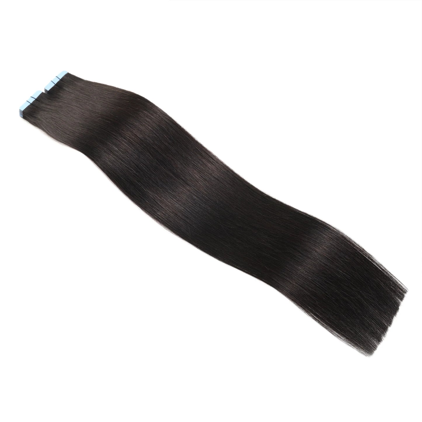 Tape In Hairextensions - kleur 1B Zwart / Bruin - 50 Gram - 20 stuks