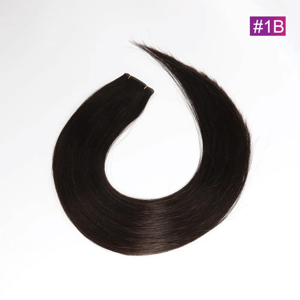 Genius Weft Extensions - Kleur 1B Zwart / Bruin - 50 Gram