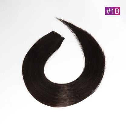 Genius Weft Extensions - Kleur 1B Zwart / Bruin - 50 Gram